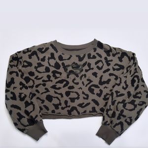 Cyclebar army green crewneck